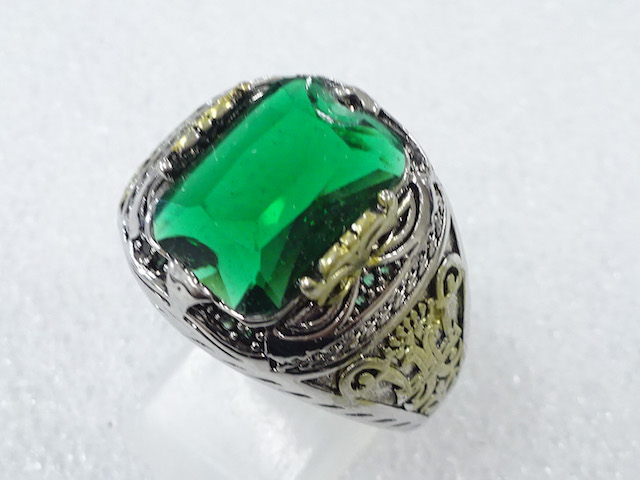 COLORED STONE FASHION RING / JP SIZE 28
